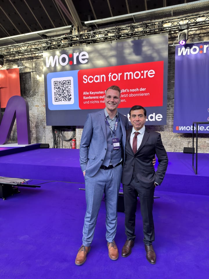 Maik Ritter mit Ajay Bhatia