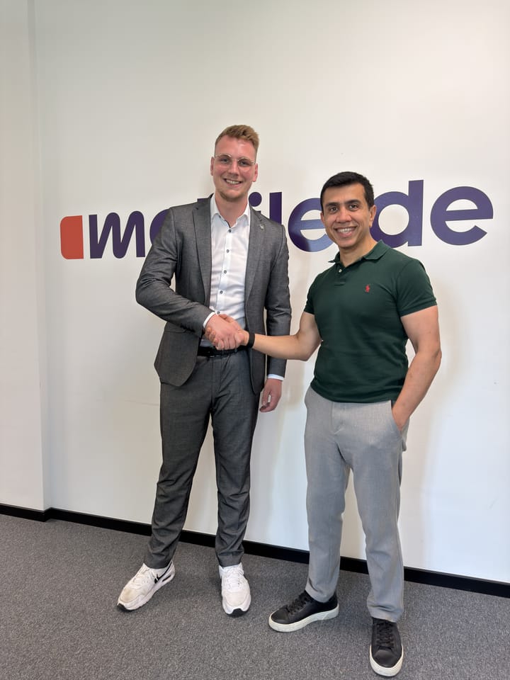 Maik Ritter mit Ajay Bhatia, CEO mobile.de