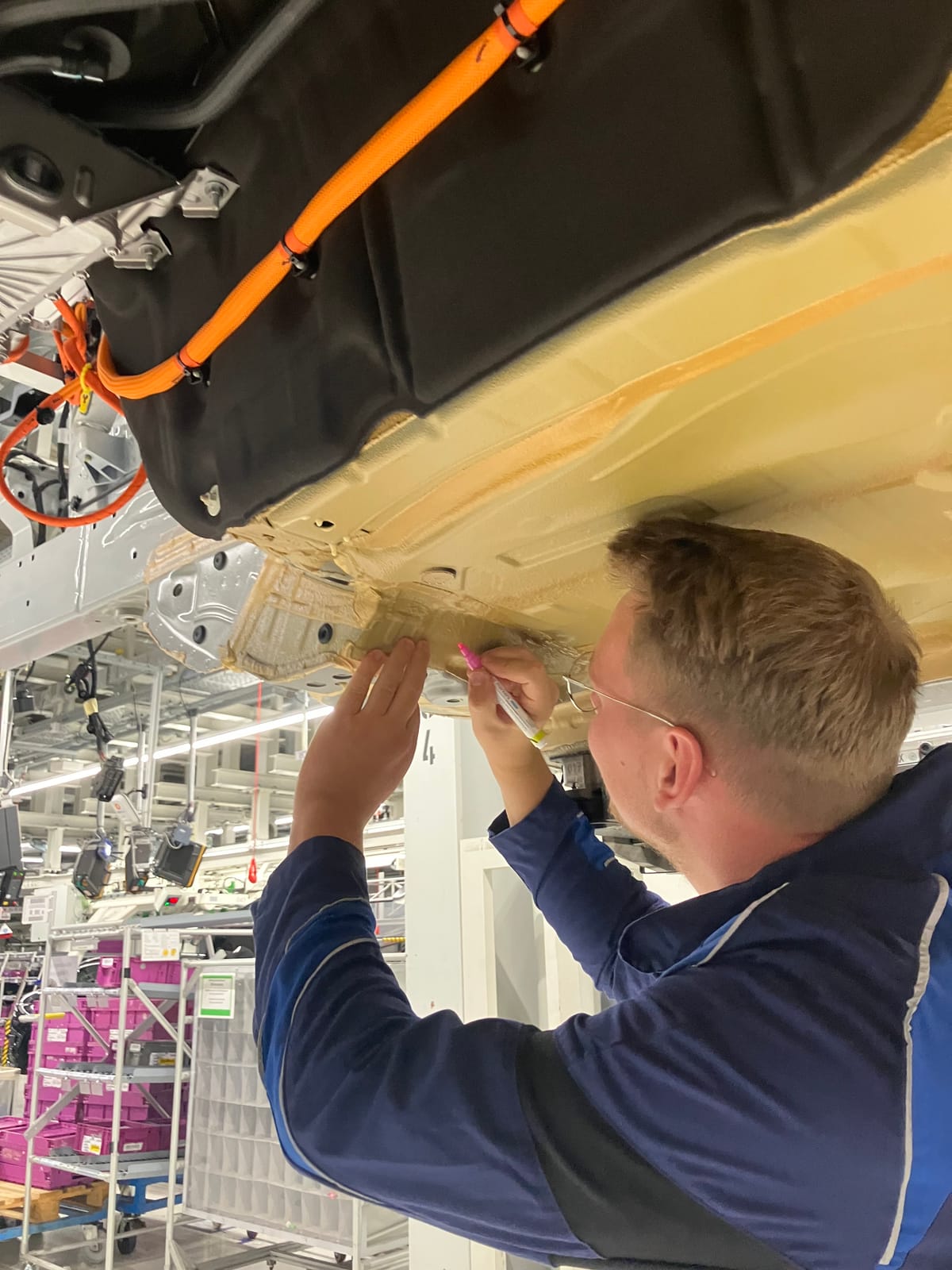 Maik Ritter im BMW-Werk Dingolfing