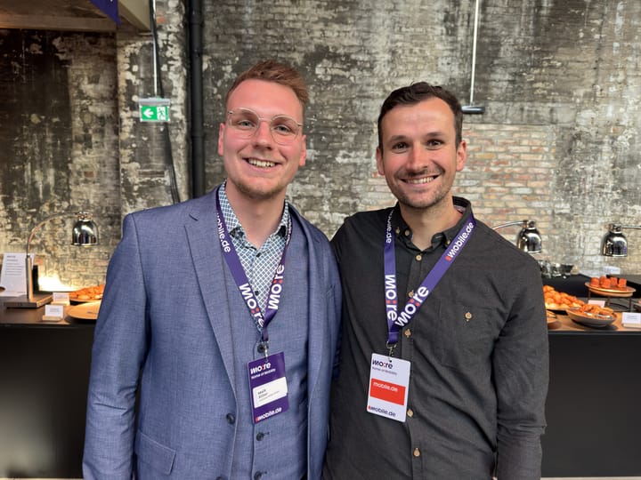 Maik Ritter mit David Gebhardt, CTO mobile.de